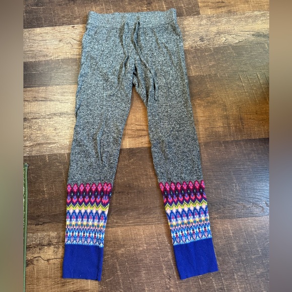 Gap Merino Wool Blend Fair Isle Leggings S - Picture 2 of 6